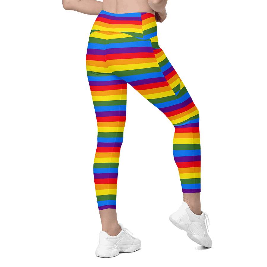 Rainbow Bliss Crossover Leggings product image (9)