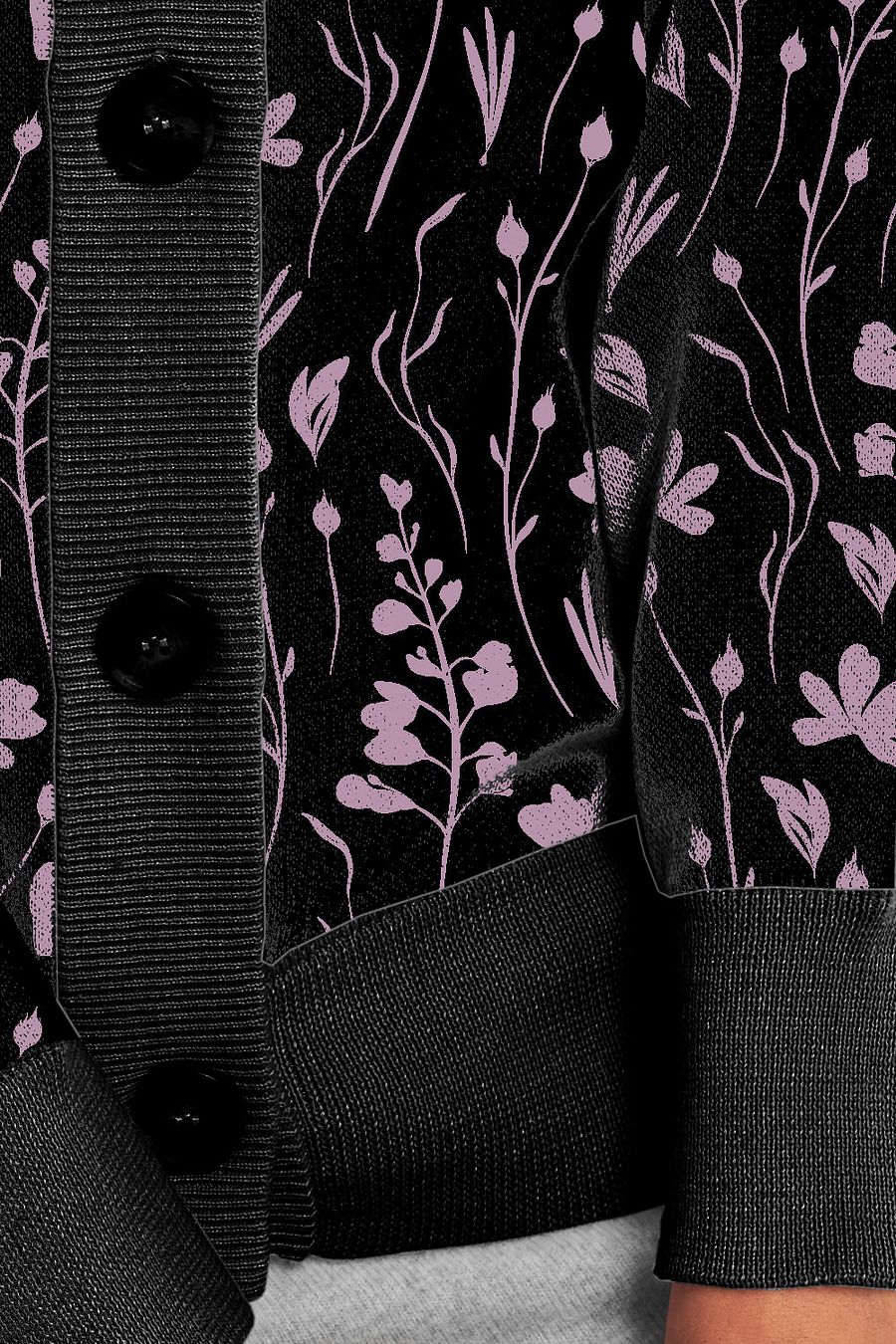 Pink Floral Cardigan Sweater product image (12)