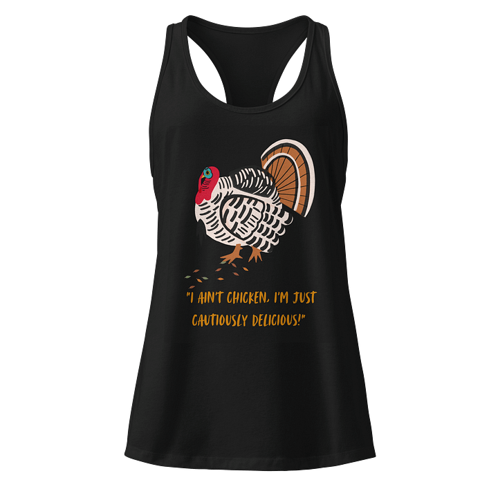 Cautiously Delicious Racerback Tank product image (1)