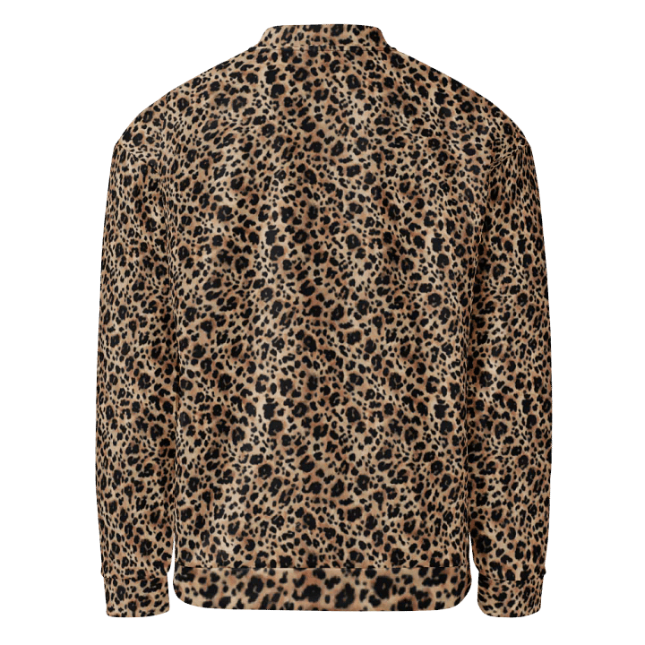 Brouwn Leopard Pattern Bomber Jacket product image (2)