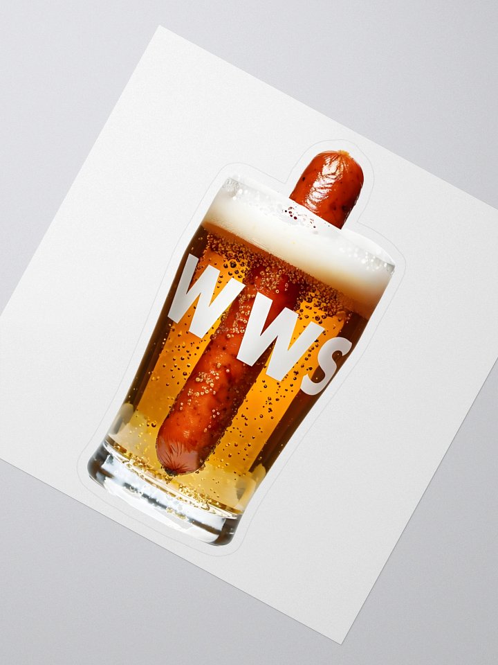WWS (Weiner Water Soup) – Gamer & Streamer Sticker 5.5''x5.5'' product image (2)