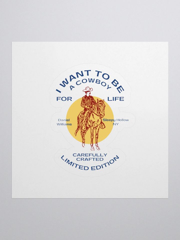 Cowboy For Life Stickers product image (4)