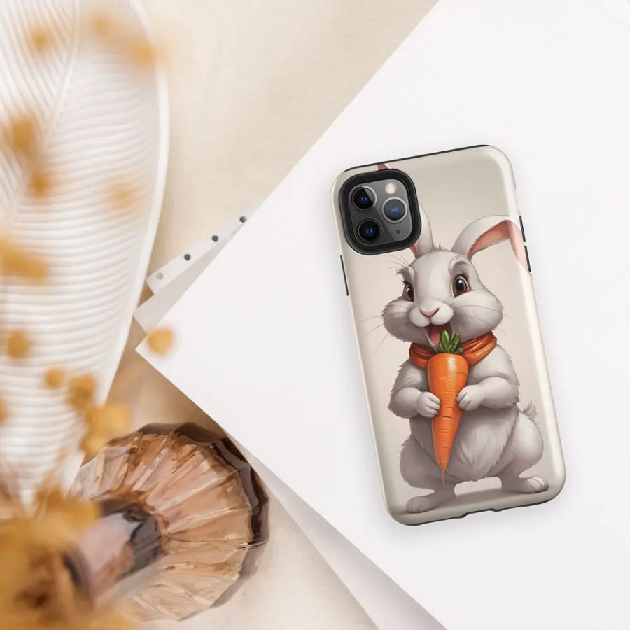 Carrot Loving Bunny iPhone Case product image (37)