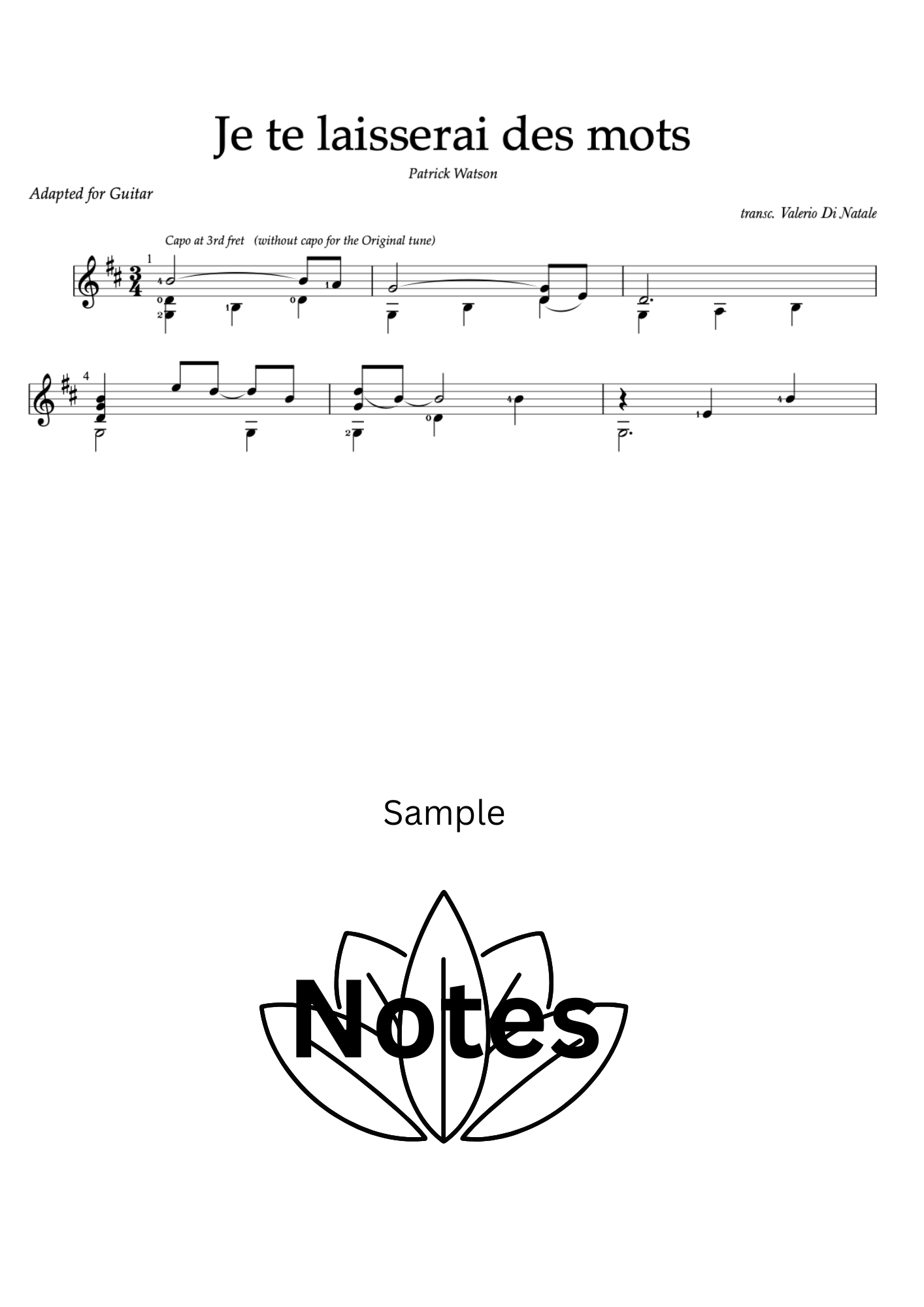 Je te laisserai des mots by Patrick Watson product image (4)