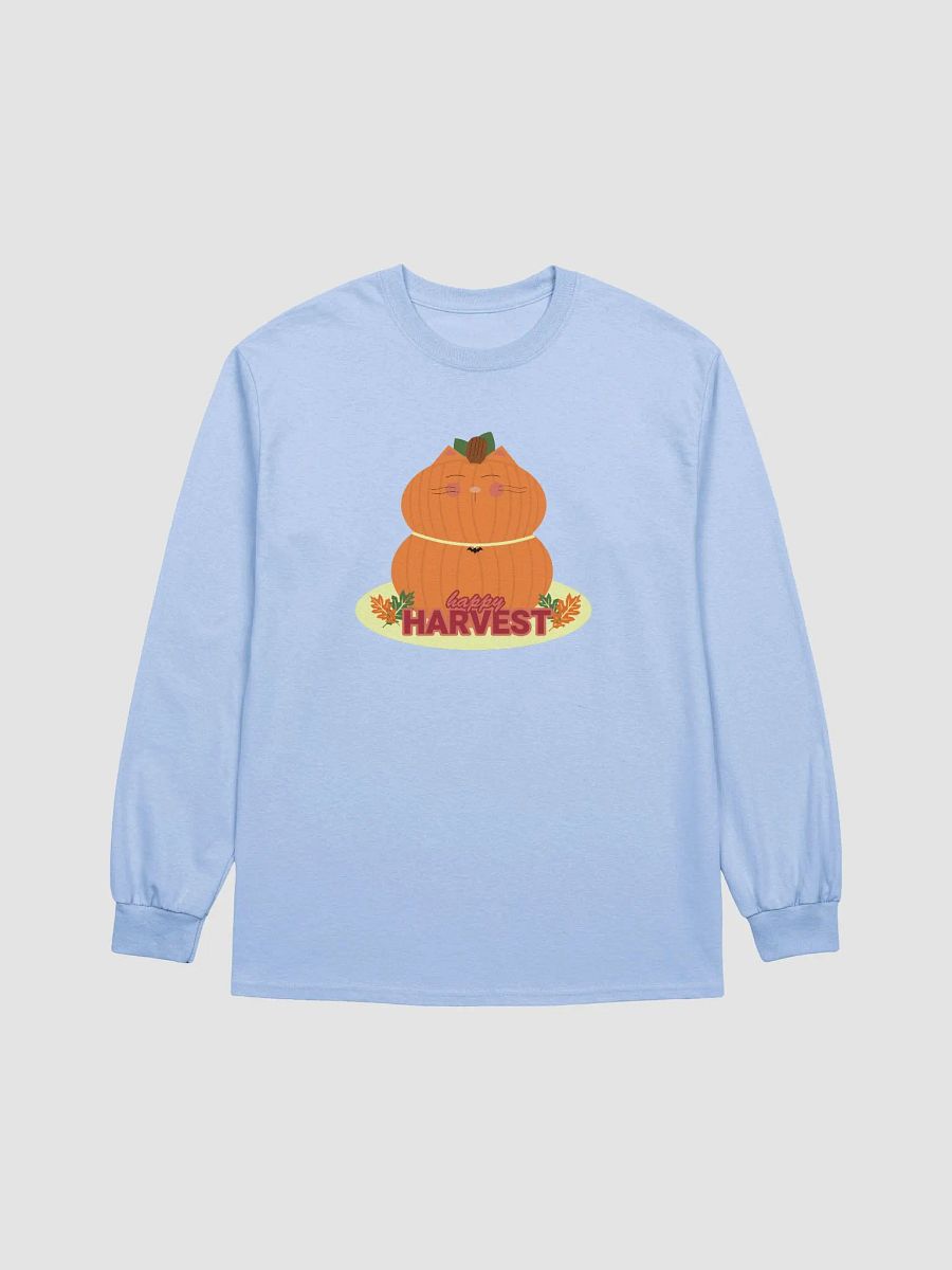 Pumpkin Cat Happy Harvest Long Sleeve Tee product image (1)