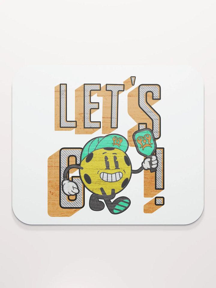 Lets Go Pickleball Mascot Mouse Pad product image (2)