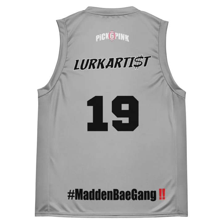 Madden Bae Jersey 👨‍🎨 (Gray + Black Logo) product image (2)