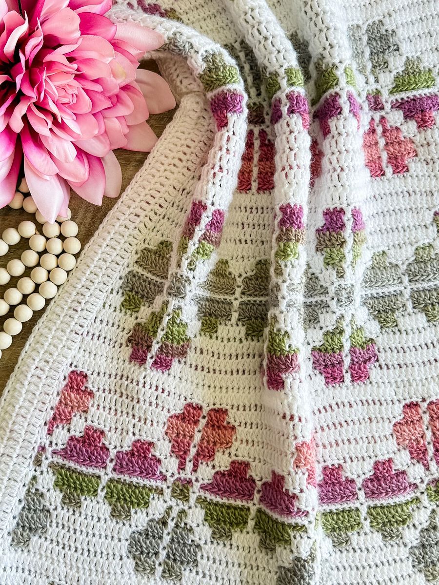 Cosmos Mosaic Blanket Crochet Pattern product image (9)