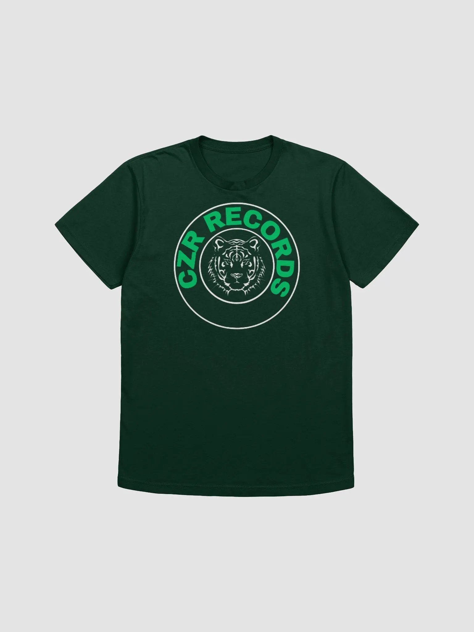 Men's Tiger Circle Green Font Tee product image (5)