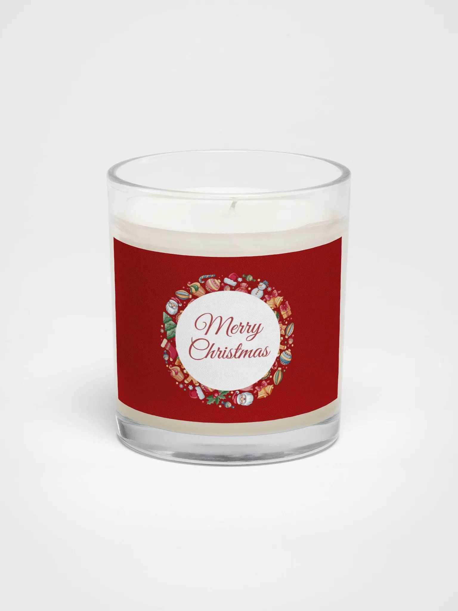 Festive Merry Christmas Soy Wax Candle product image (1)