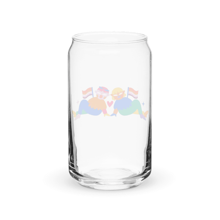 Lesbian Love Flags Glass product image (6)