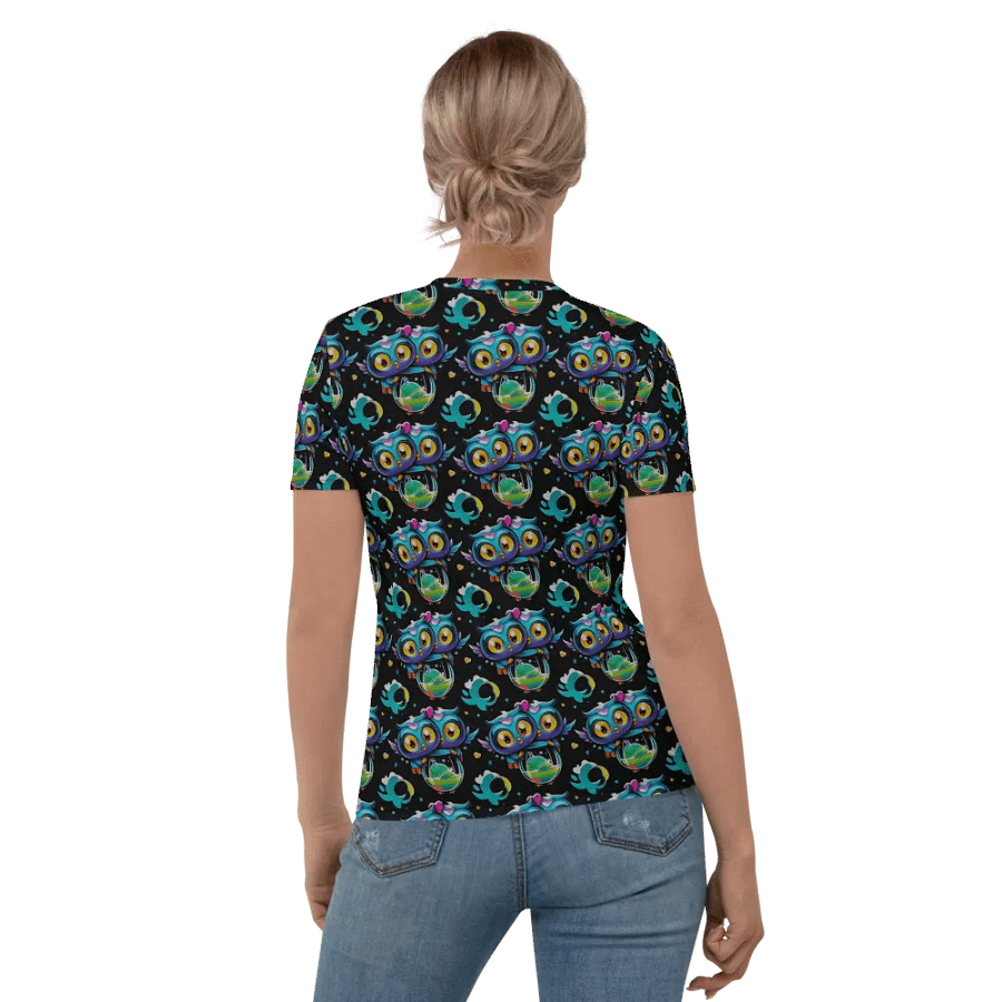 Kawaii Owls All Over Print T-shirt product image (6)