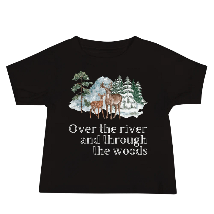 Over the River and Through the Woods Winter Holiday Toddler T-Shirt product image (1)