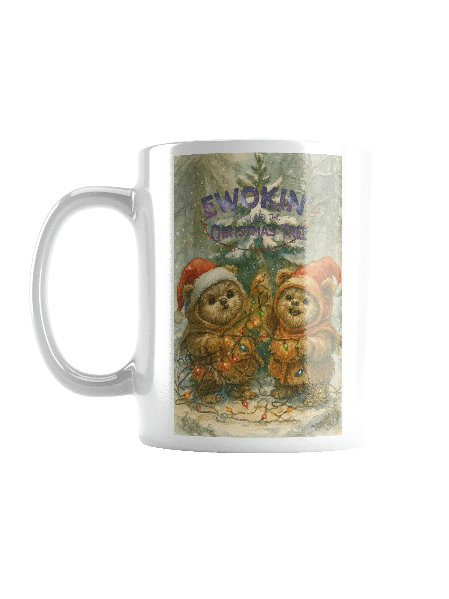 Ewokin' Around the Christmas Tree Mug product image (1)