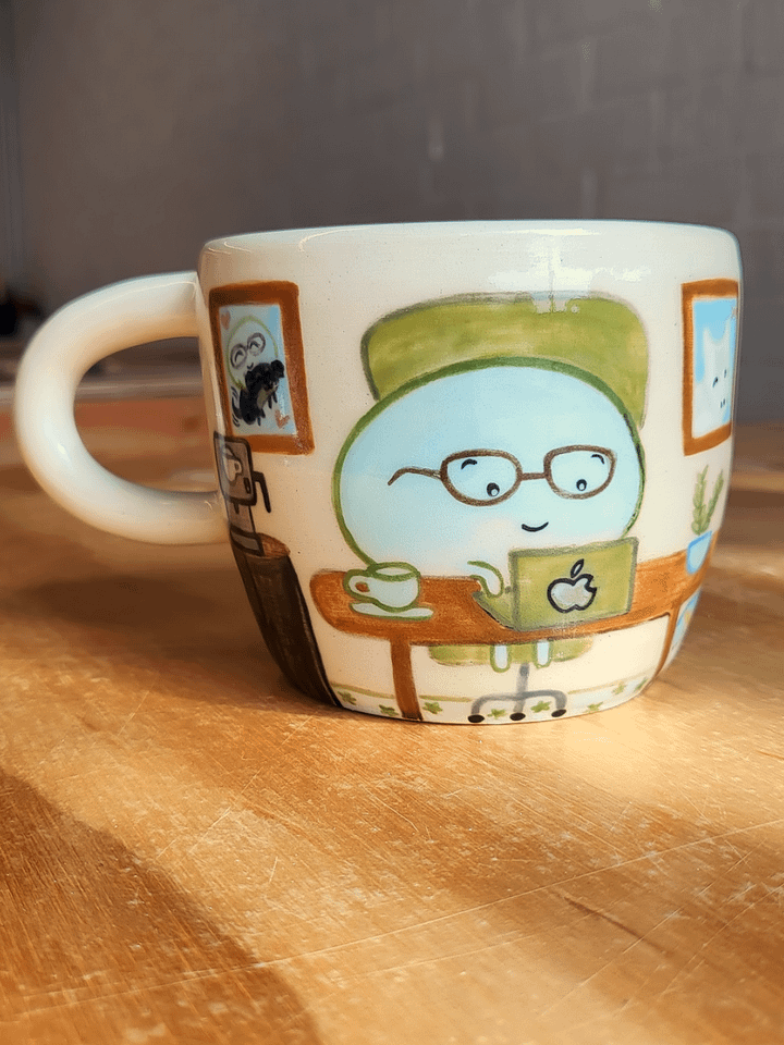 Custom Bean Portrait - Mug product image (1)