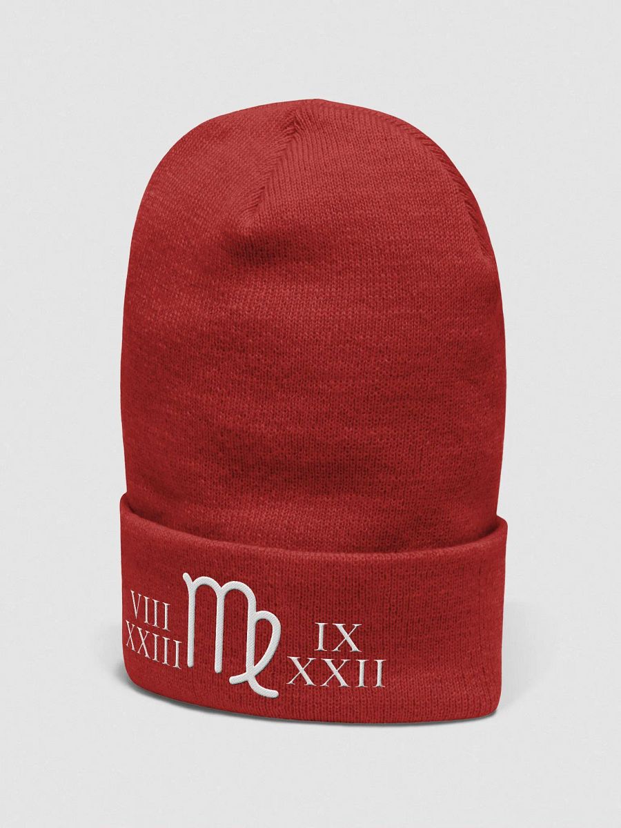 "Virgo Essence: Roots of Wisdom" Dynamic Motion Embroidered Beanie product image (2)