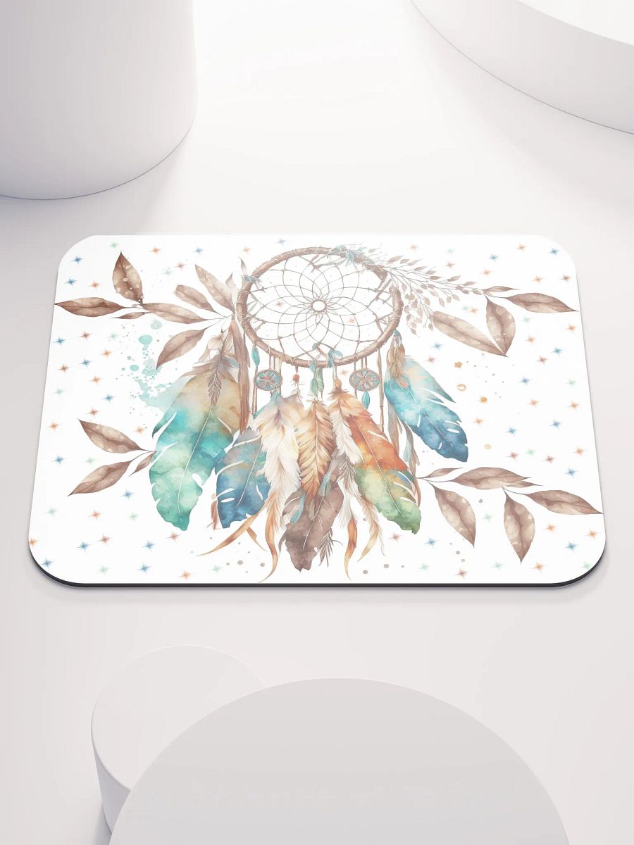 An Neutral Color Dream Catcher Mousepad product image (1)