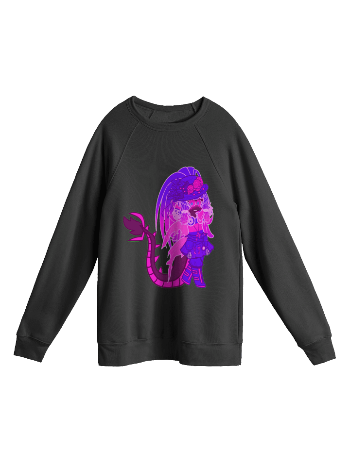 Pink Women Black Oversized Sweatshirt product image (1)