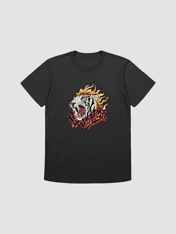 Fierce Tiger Flames Unisex Tee product image (2)