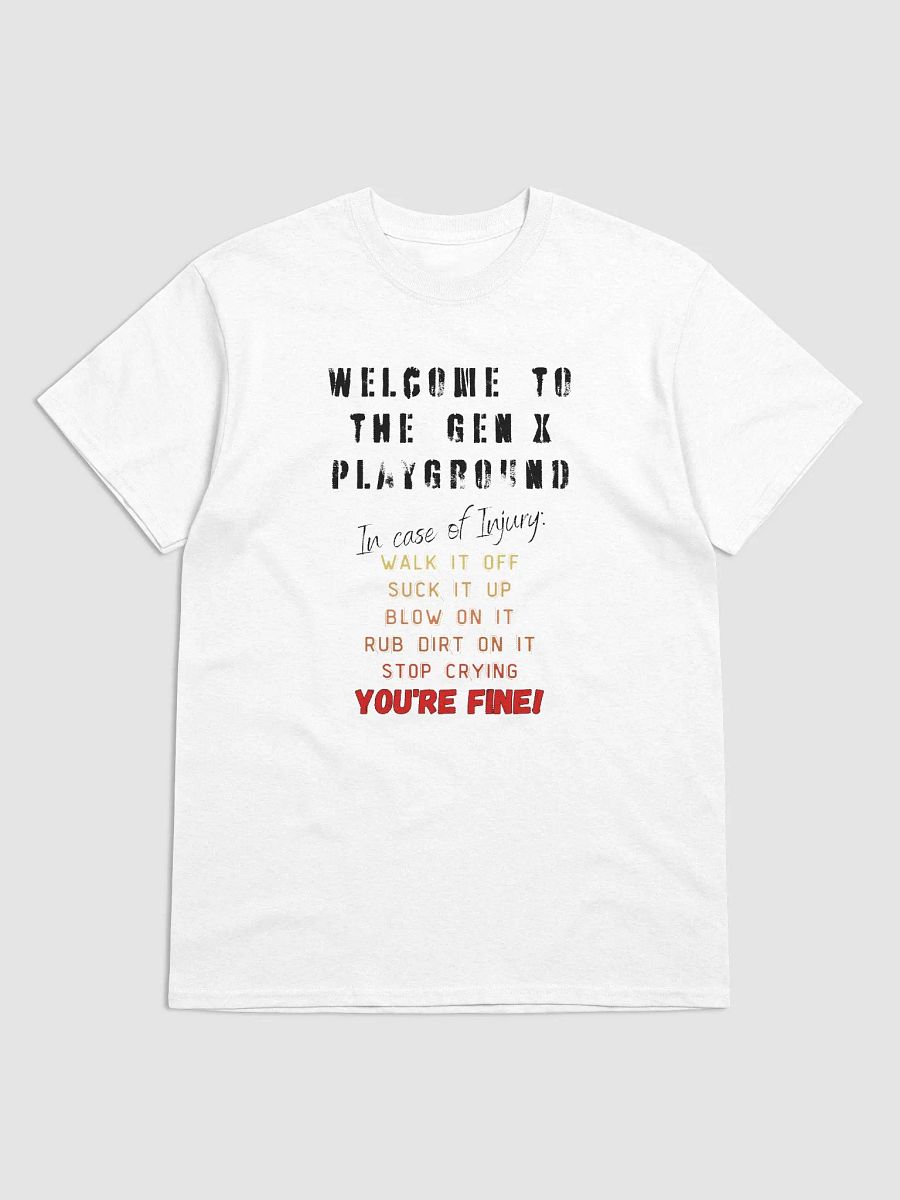 Welcome To The GEN X Playground - UNISEX T-SHIRT product image (4)