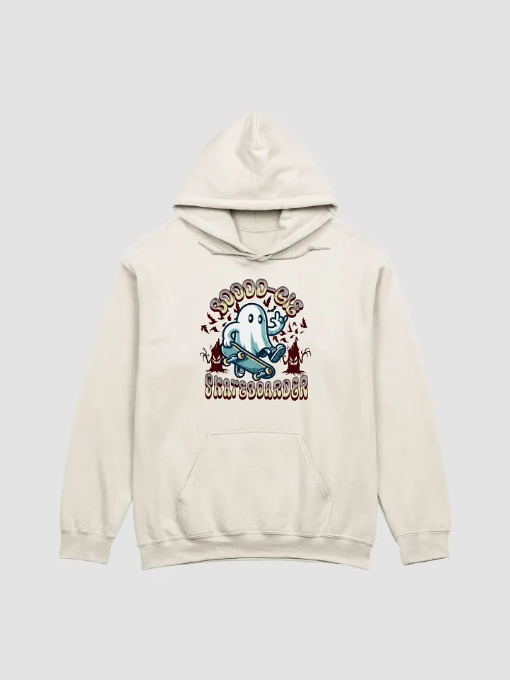 Boooo-gie Skateboarder Ghost Spooky Skater Hoodie product image (19)