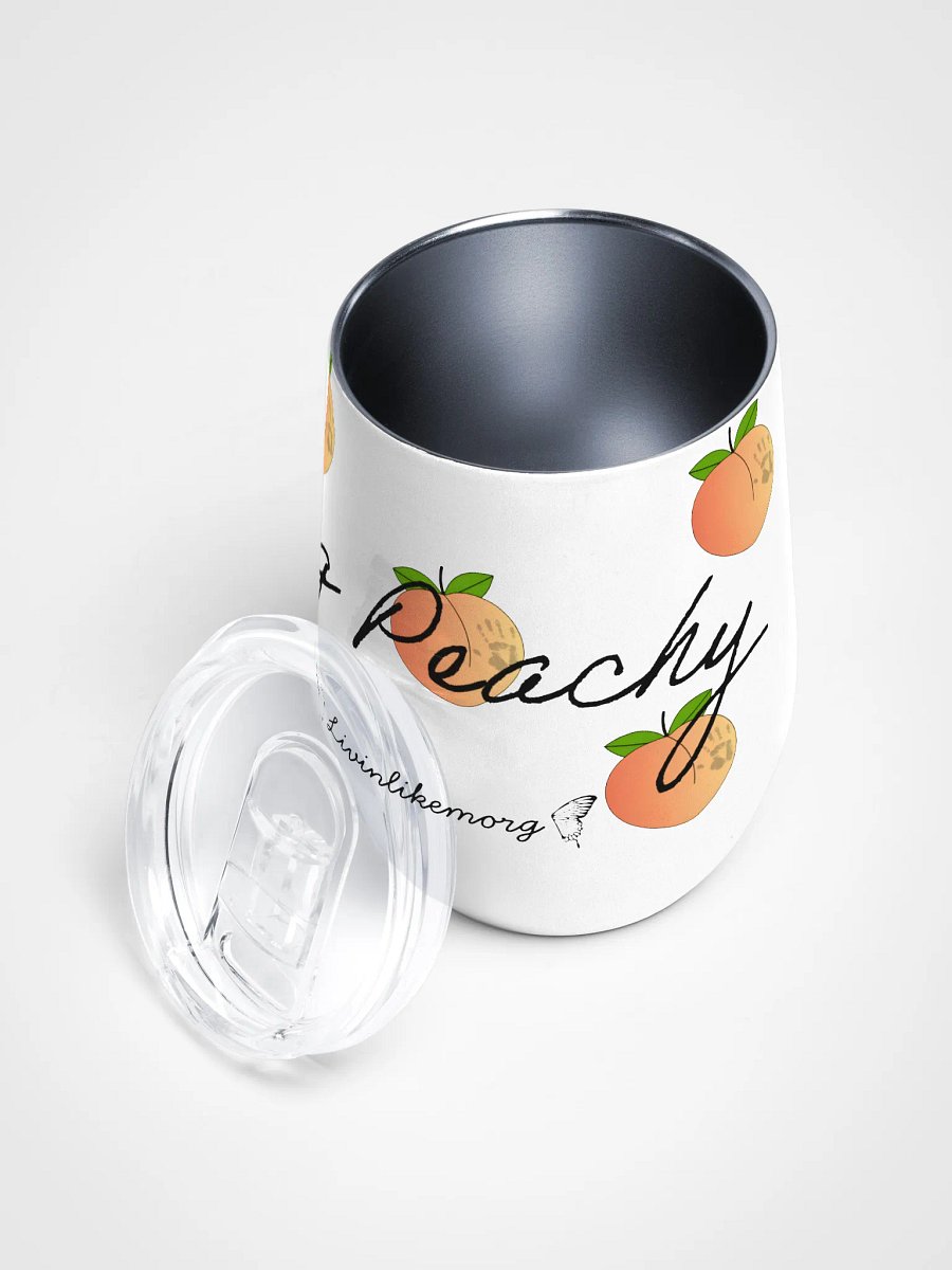 Feeling peachy wine tumbler product image (3)