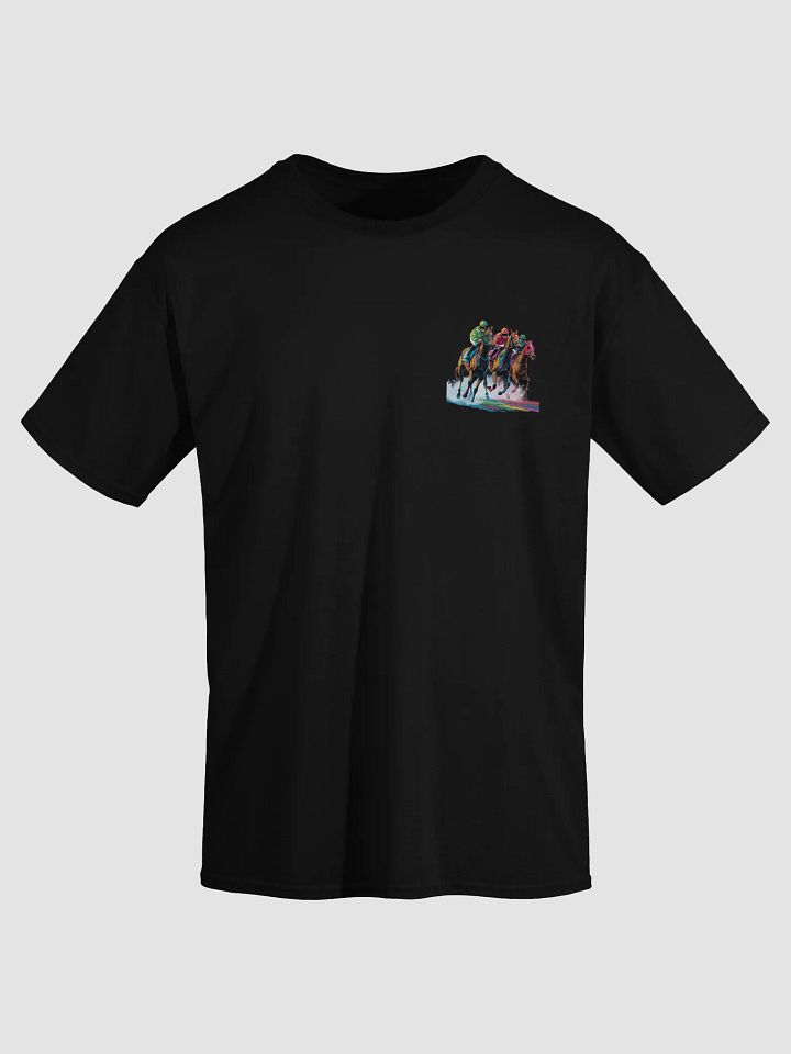 Colorful Horse Racing Derby Party T-Shirt product image (2)