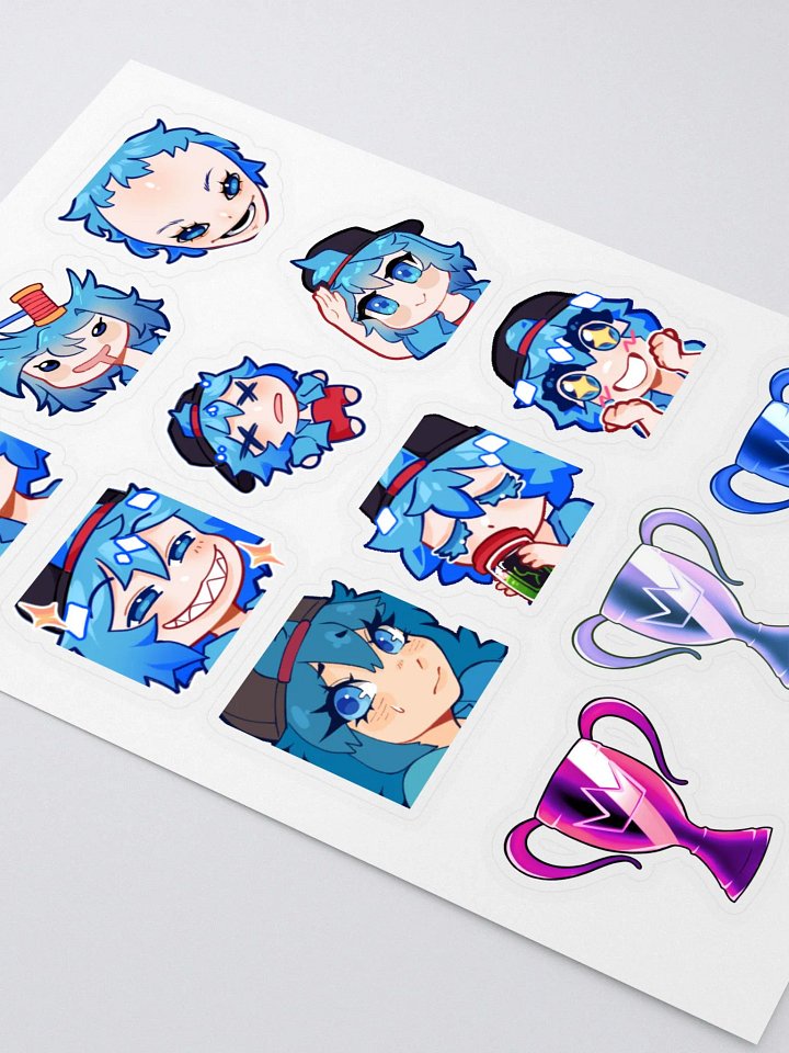 Akira Emote Sticker Sheet v2 product image (2)