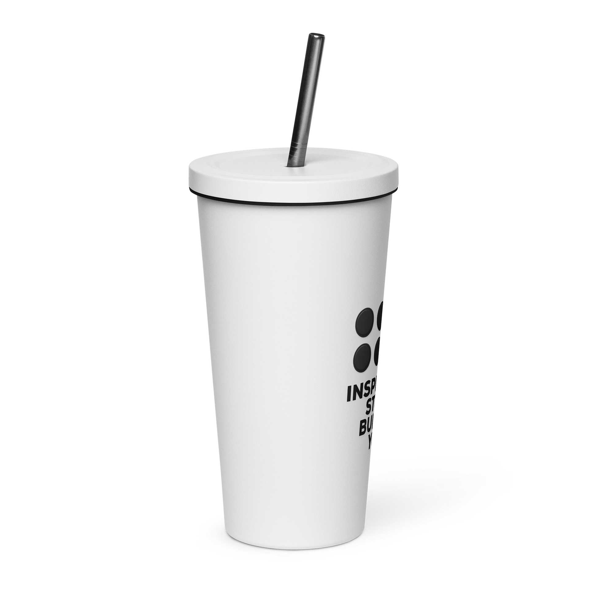 Inspired by Studs Insulated Cup w/ Straw product image (4)