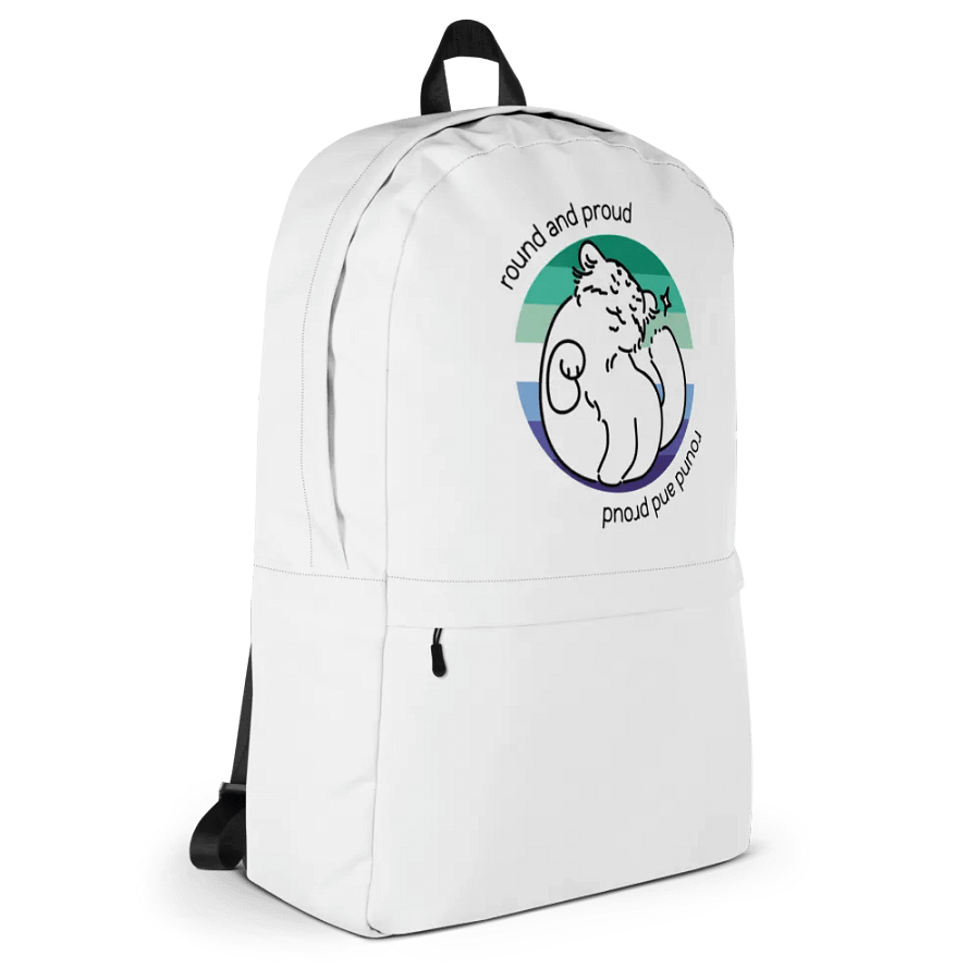 Round and Proud Manul Gay MLM Version - Backpack product image (4)
