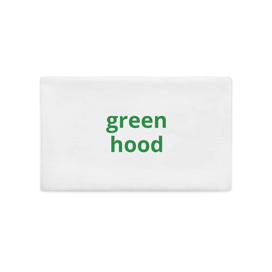 Green Hood All-Over Print Pillow Case product image (2)