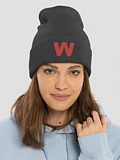 Team W Embroidered Cuffed Beanie product image (1)