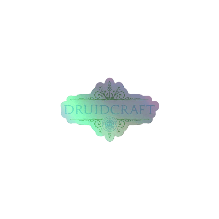 Druidcraft Holographic Sticker product image (1)