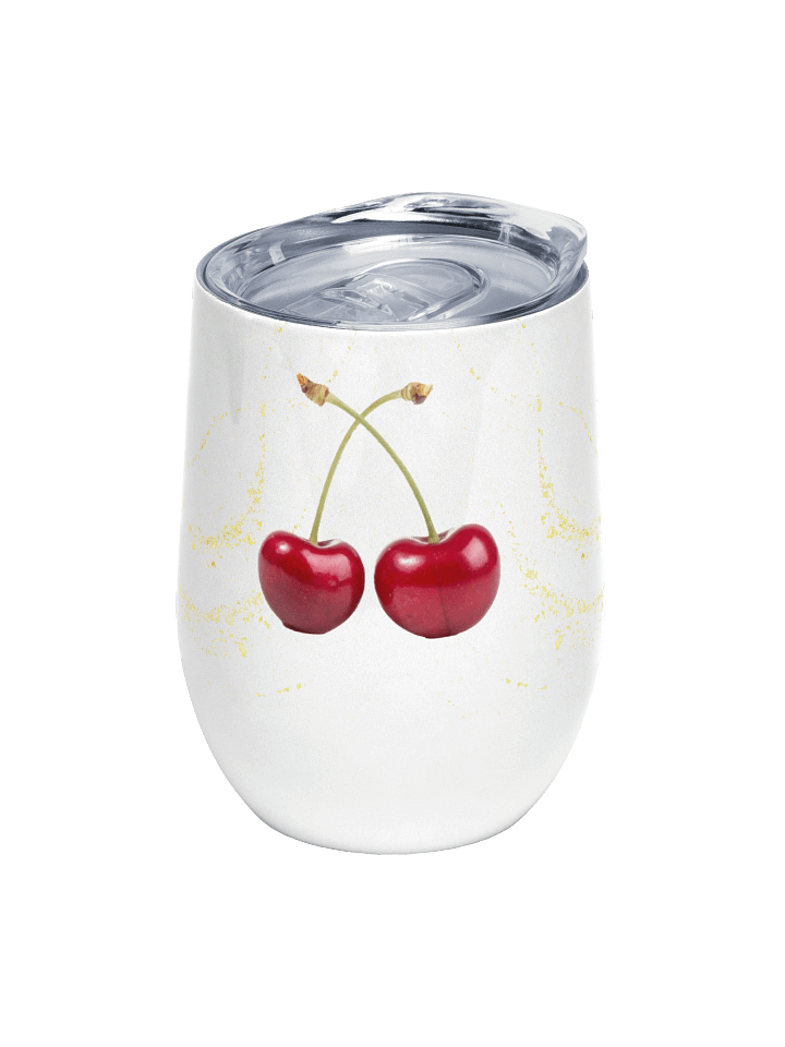 Cherry Glitz Wine Tumbler gift for trendy ladies girls moms colleagues product image (1)