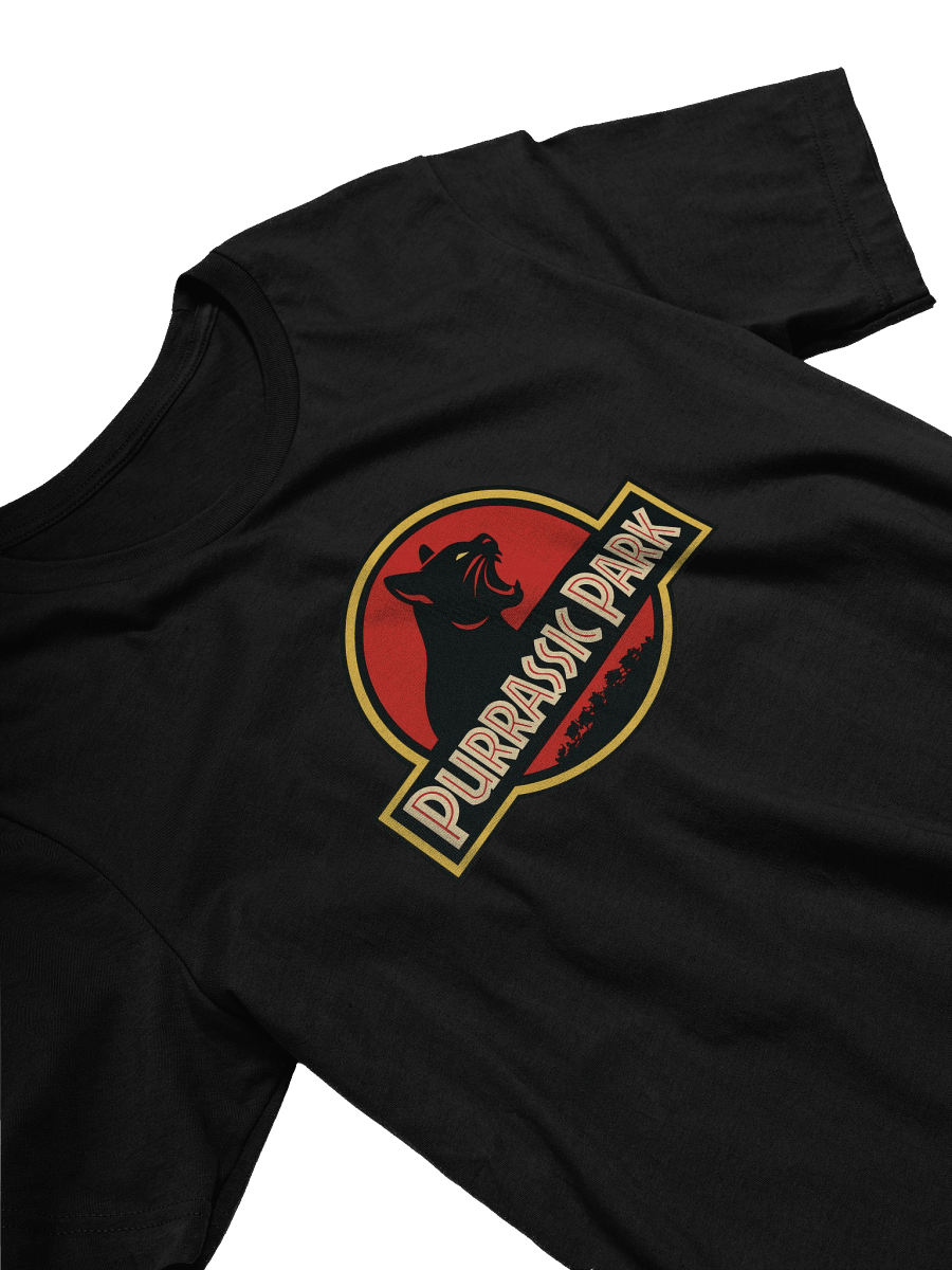 Purrassic Park T-Shirt – Funny Jurassic Park Cat Parody Tee product image (3)