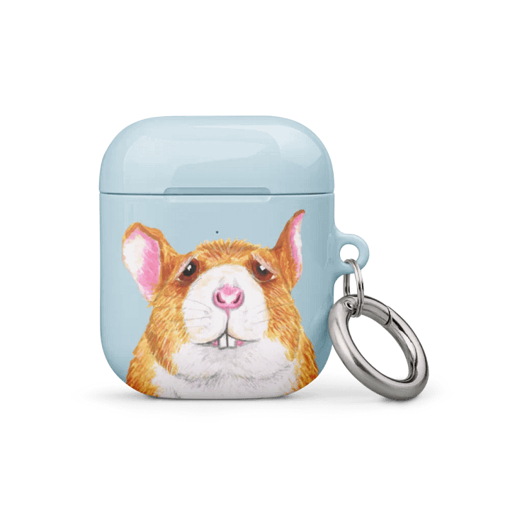 Worried rat Airpods case product image (1)