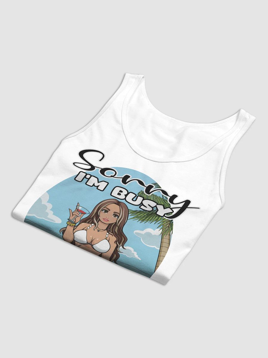 Sorry I'm Busy Tank product image (3)