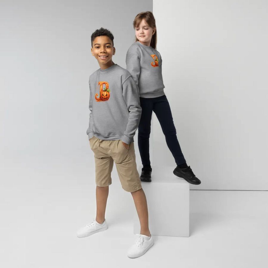 Cute Halloween Monogram Letter J Sweatshirt product image (6)
