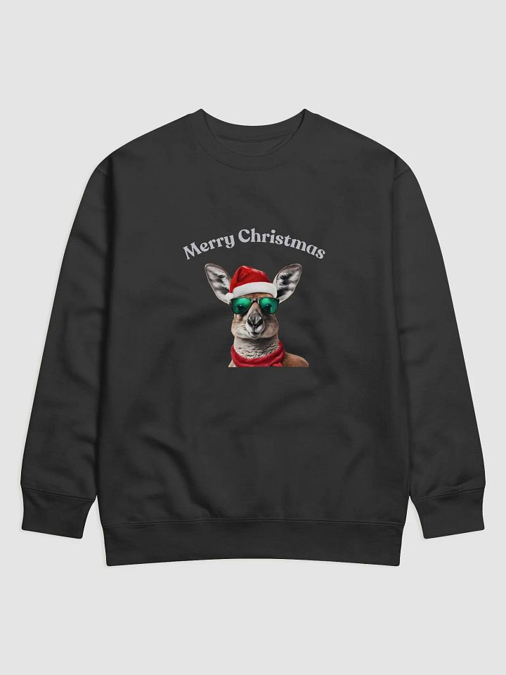 Festive Kangaroo Merry Christmas Sweatshirt - Silver product image (1)
