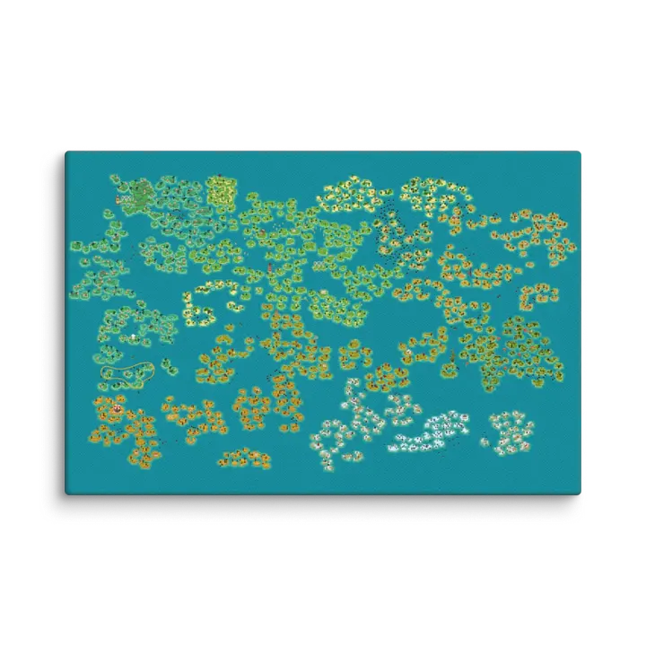 A Monster's Expedition Map - Canvas Print product image (1)