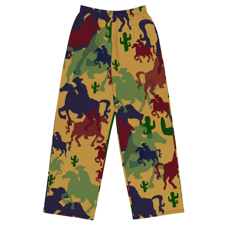 Cowboys Pattern Wideleg Pants product image (2)