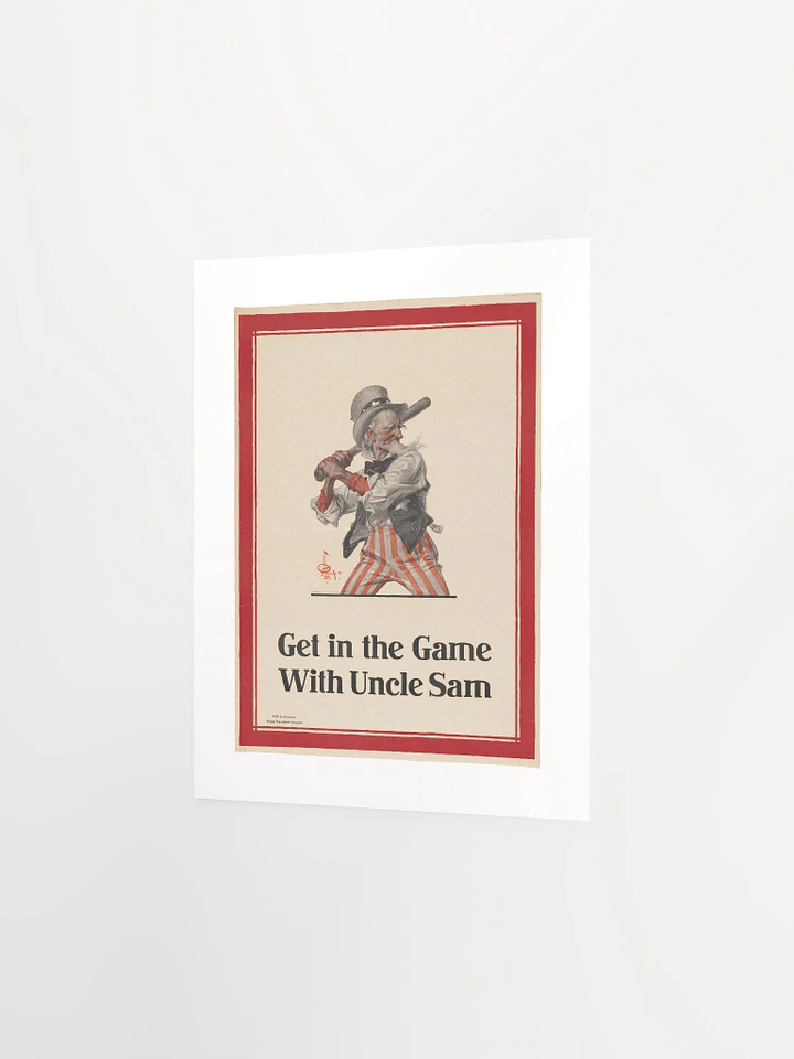 Get in the Game With Uncle Sam By Joseph Christian Leyendecker (1917) - Print product image (5)