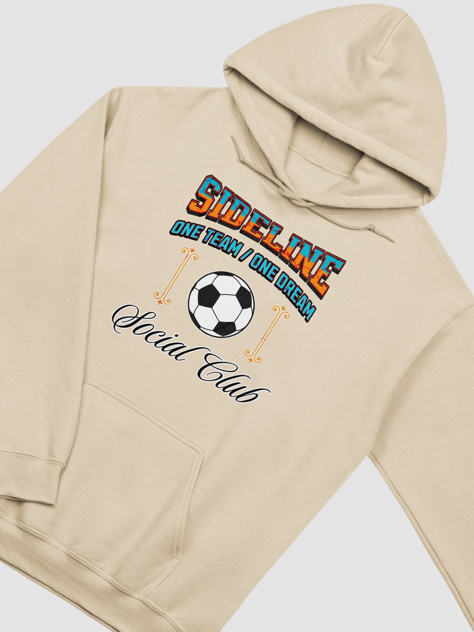 Sideline One Team One Dream Social Club Soccer Classic Hoodie product image (20)