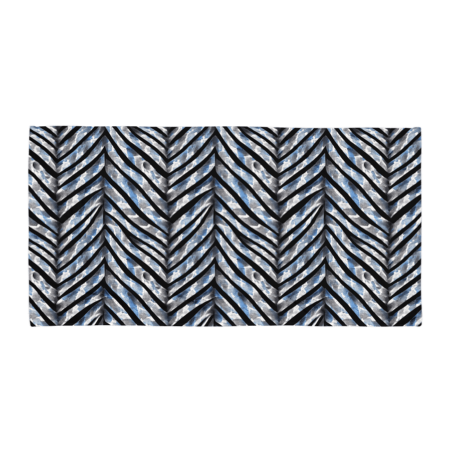 Blue Grey Snake Skin Towel product image (1)
