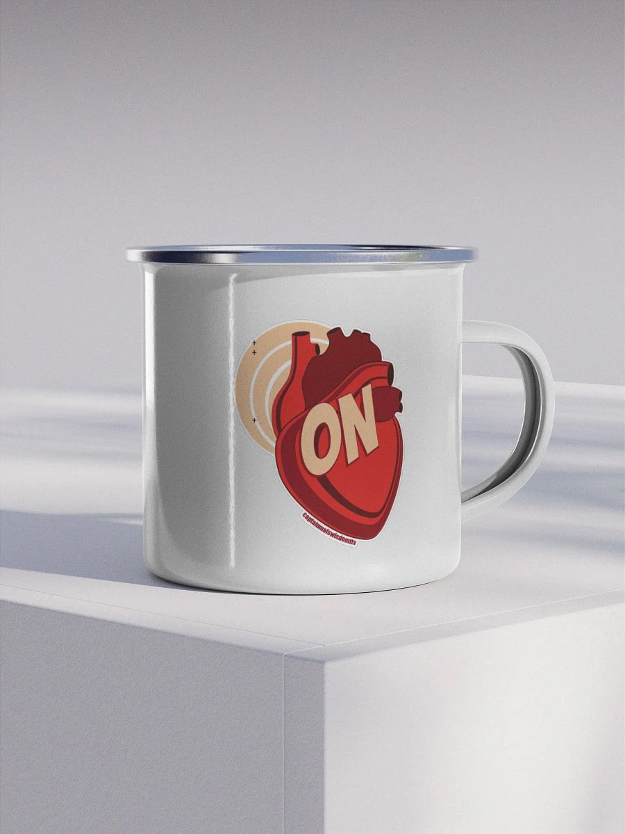 Heart On Enamel Mug product image (4)