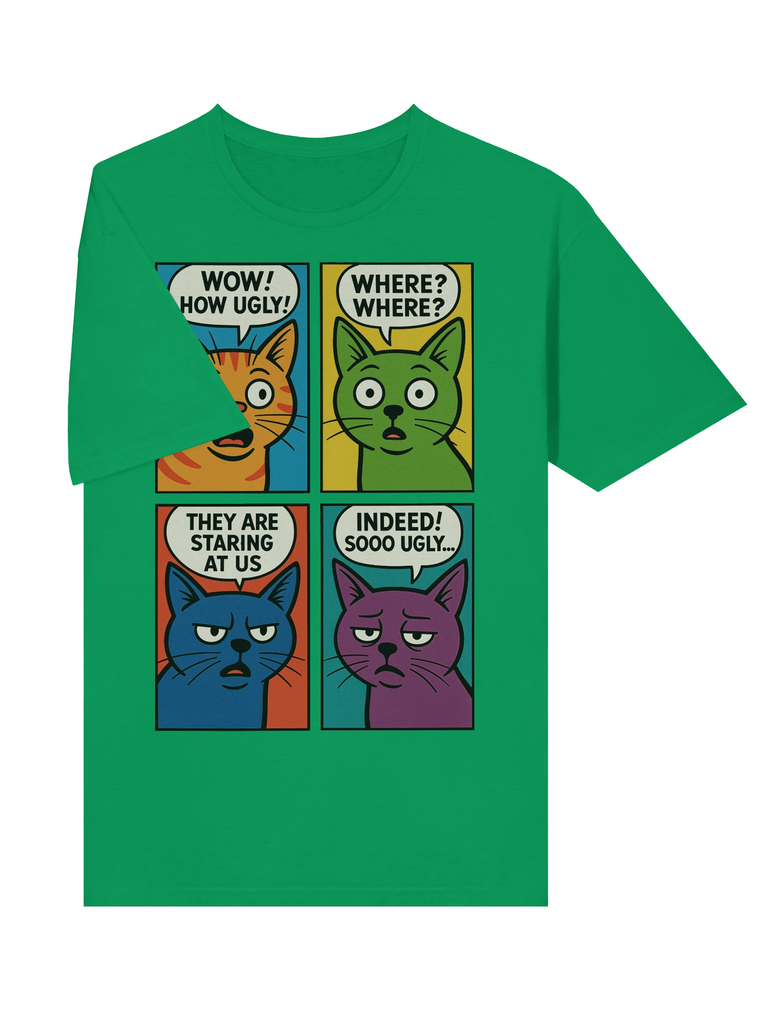 No halo cats pop art tee product image (41)