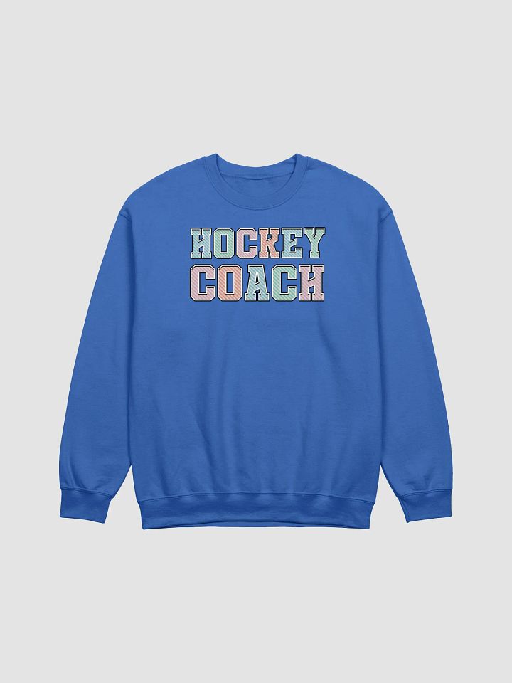 Hockey Coach Vibrant Crewneck Sweatshirt product image (11)