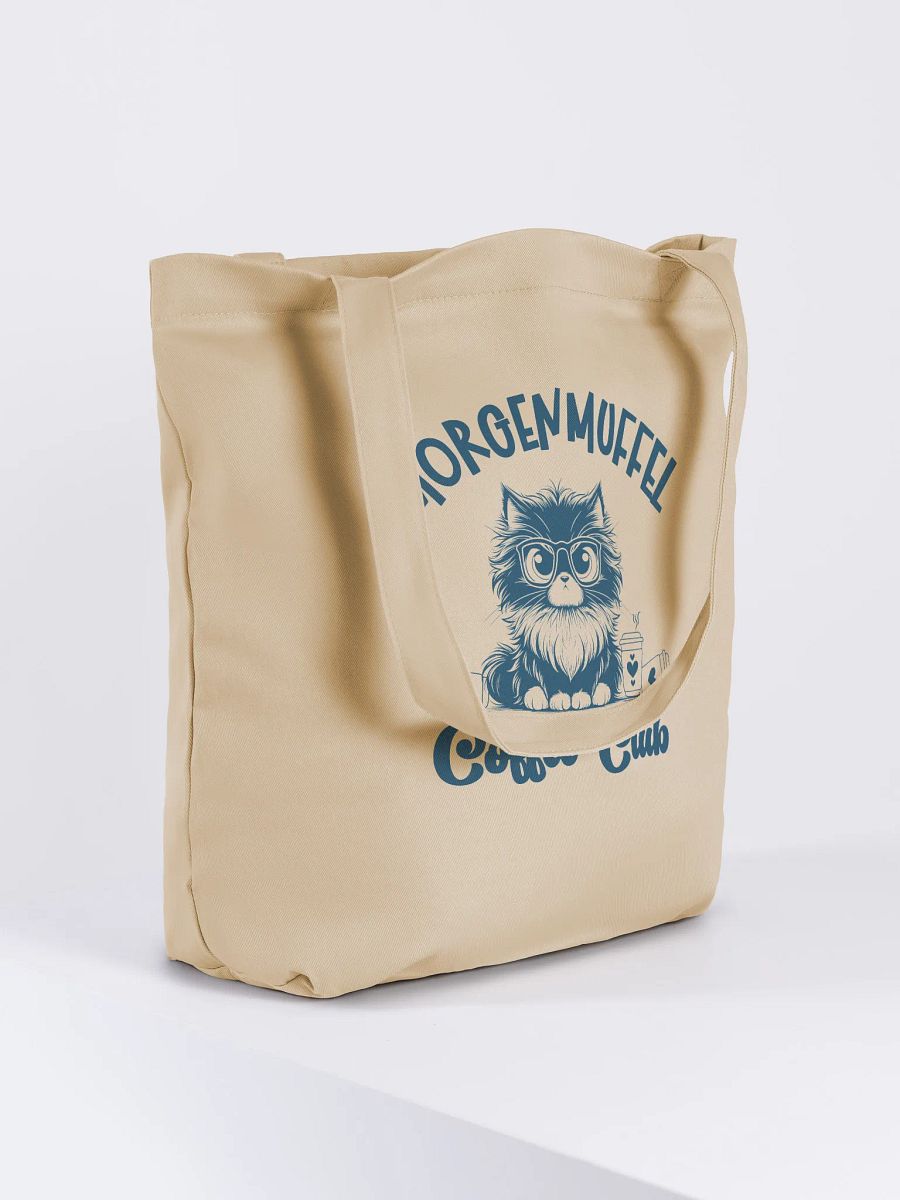 Morgenmuffel Cat Coffee Club Eco Tote product image (4)