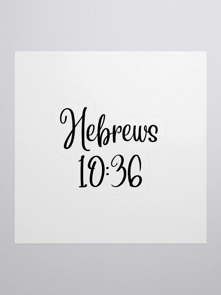 Hebrews 10:36 product image (1)