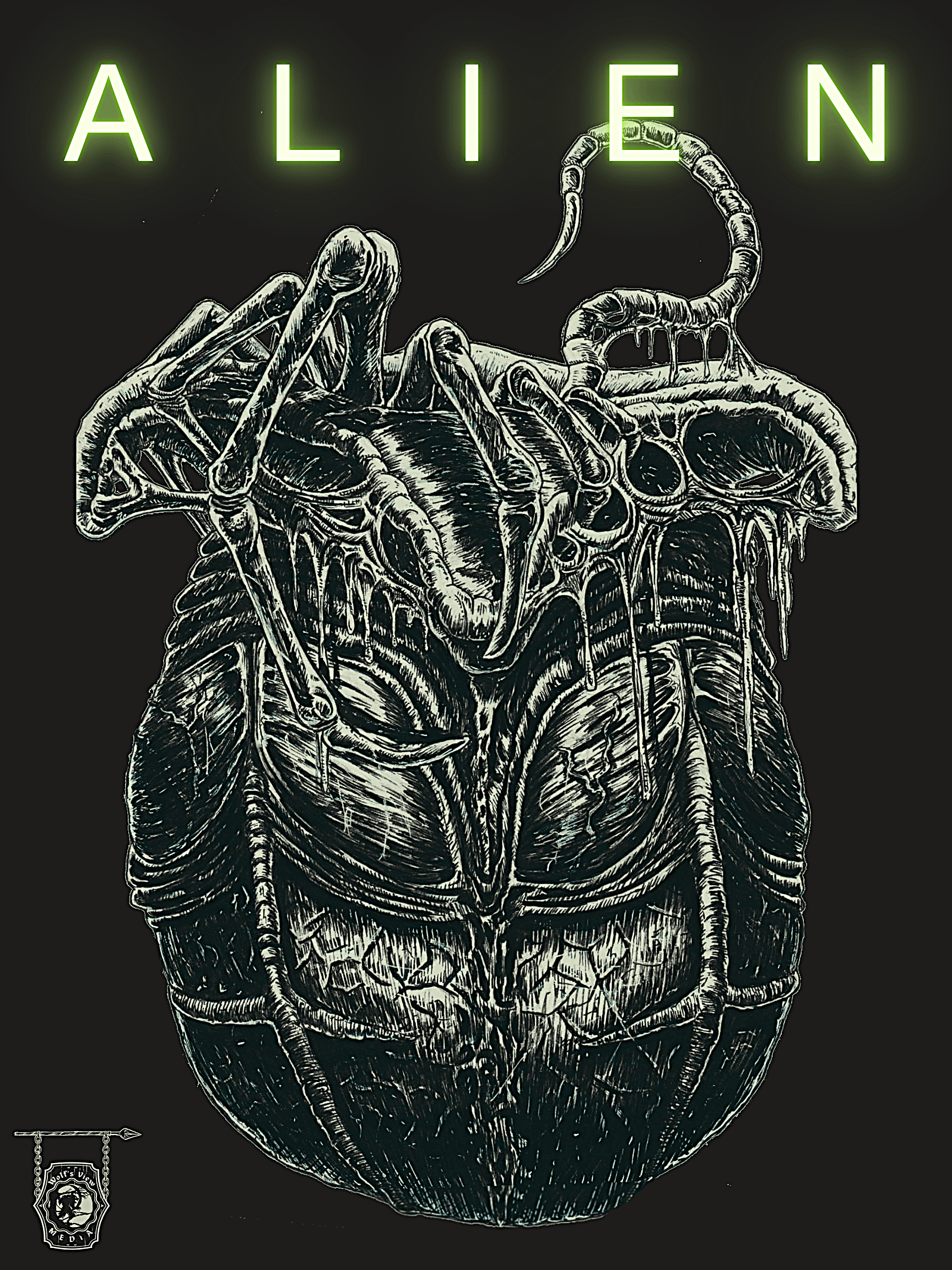 Dark Idols- Alien- Art Print 2/2 product image (1)